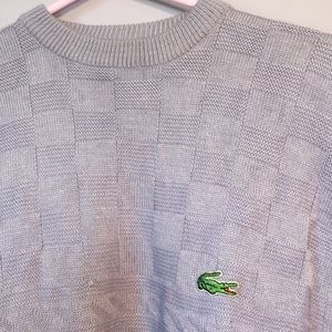 LACOSTE Vintage Lavender Oversized Sweater